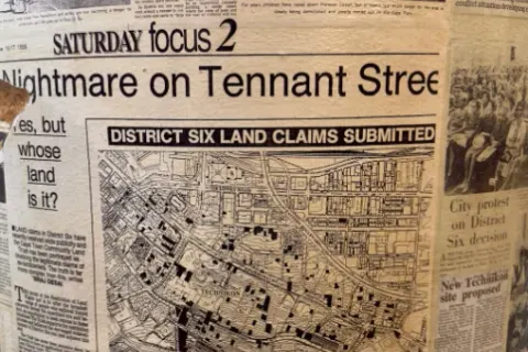 A Tennant Street sign in Cape Town